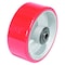 Vestil Polyurethane Wheel 5x2 Red/Silver WHL-PU-5X2 - alternate 1